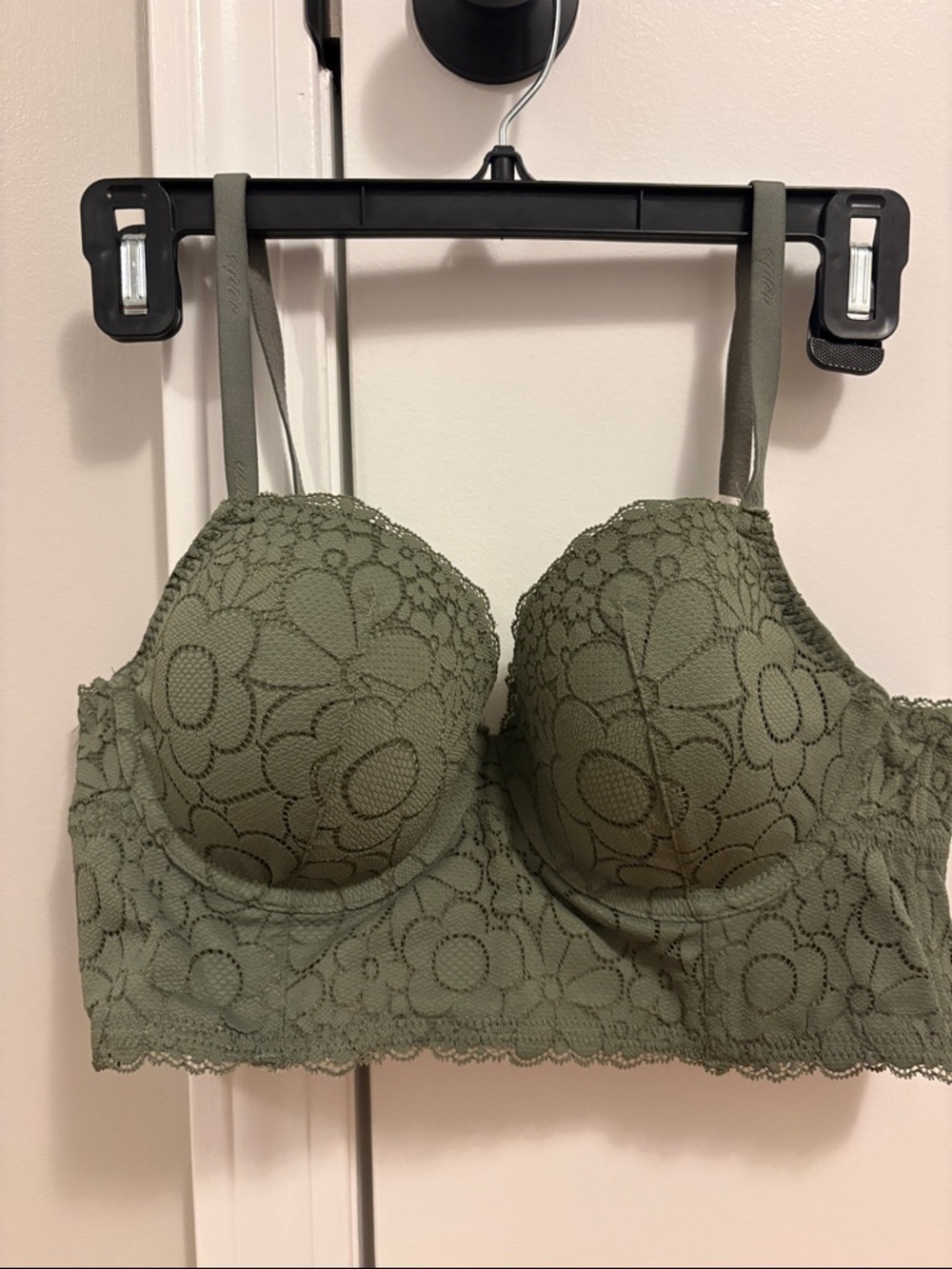 Aerie Floral Lace Demi Bra
